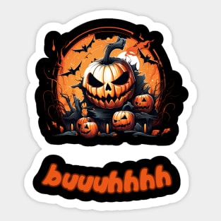 Buuhhhh-Halloween Haunt Sticker